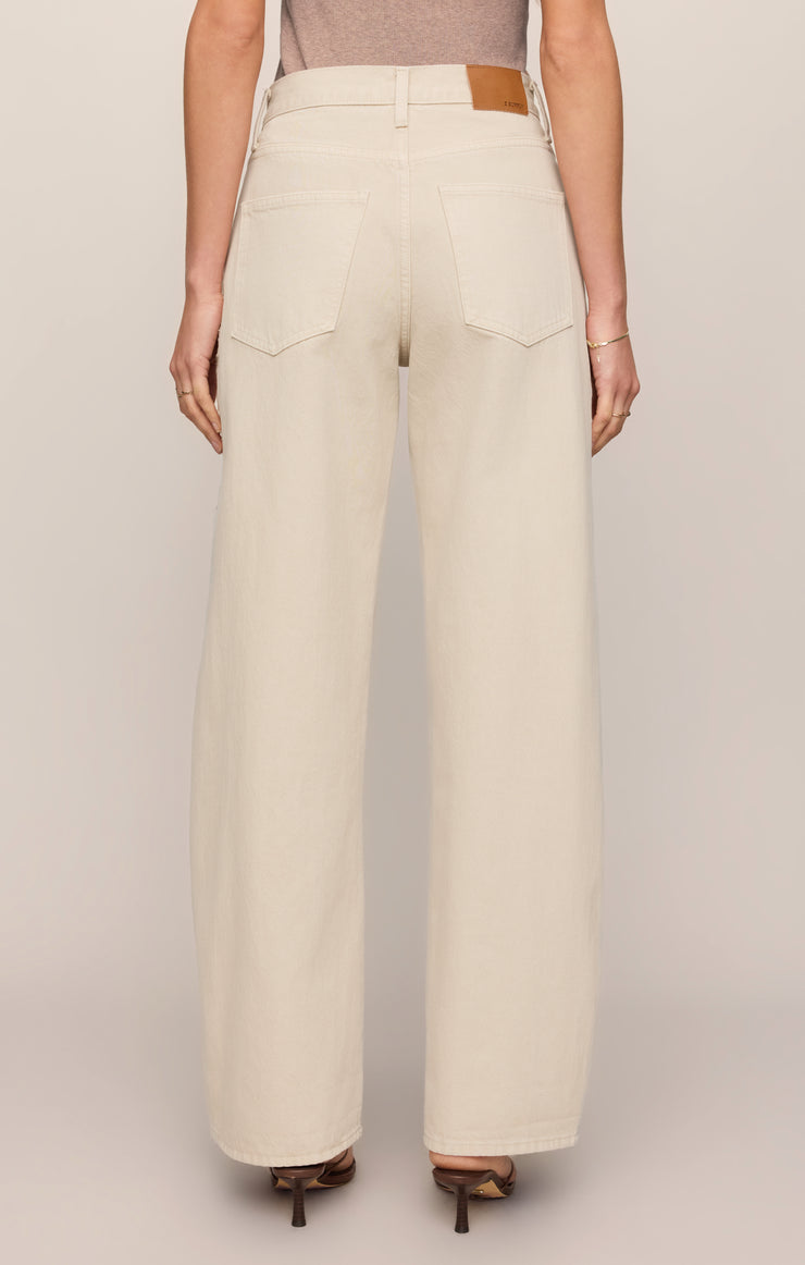 The Show Off Soapstone Eyelet Bowed Jeans