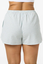 Millie Winter White Seersucker Beach Short