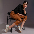 Serafina Gold Snake Skin Sneaker