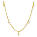 Pescaditos Charms Gold Necklace