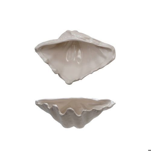 Ceramic Shell Trinket Dish