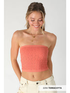 Floral Lace Tube Top