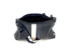 Nancy Black/Cream Stripe Crossbody