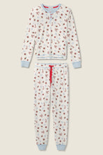 Candy Cane Thermal Ski Jammie Set