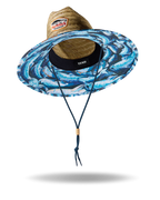 Blue Fish Lifeguard Hat