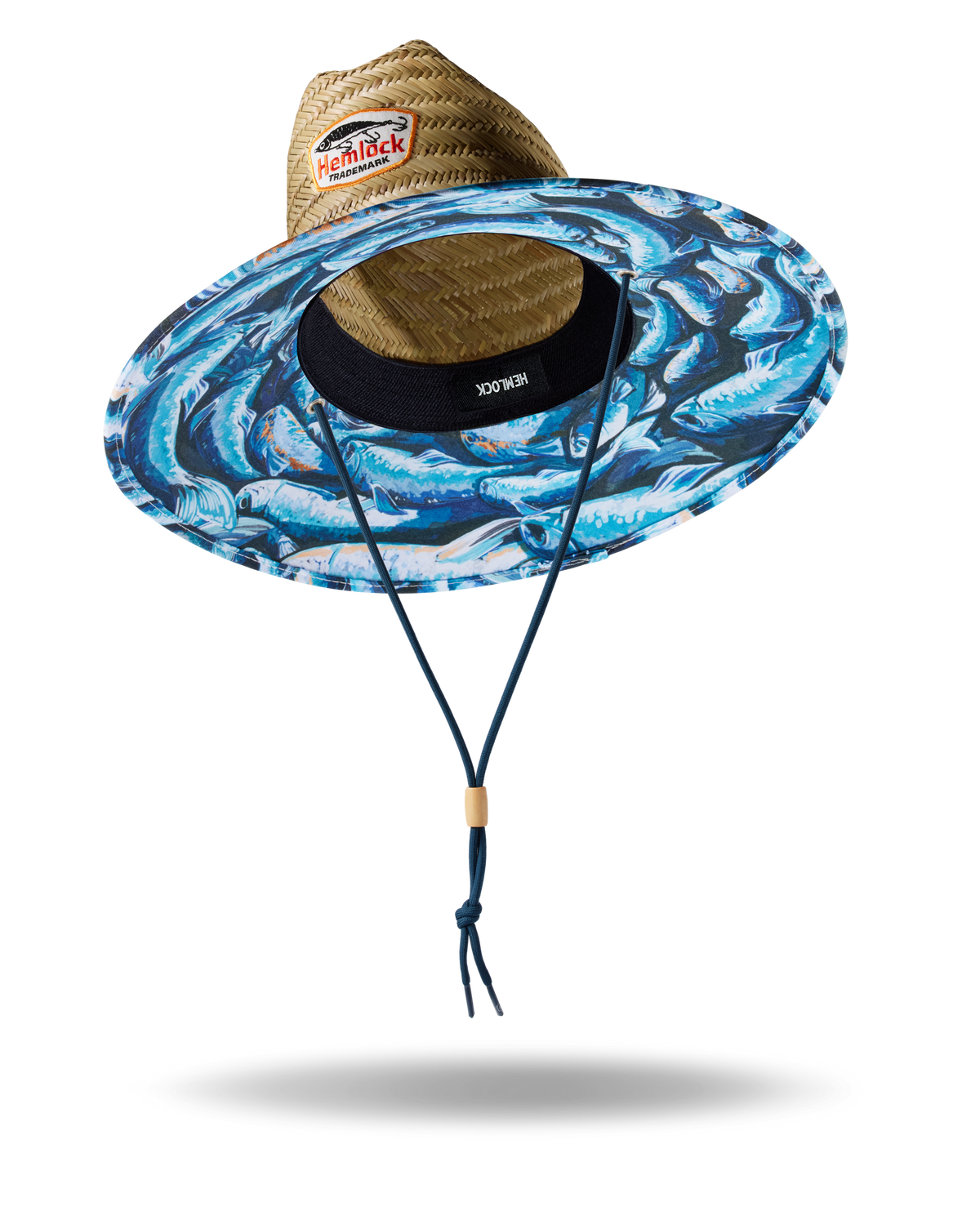 Blue Fish Lifeguard Hat