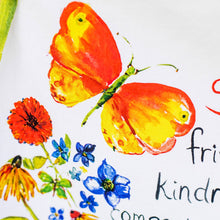 Sister Garden Watercolor Tea Towel