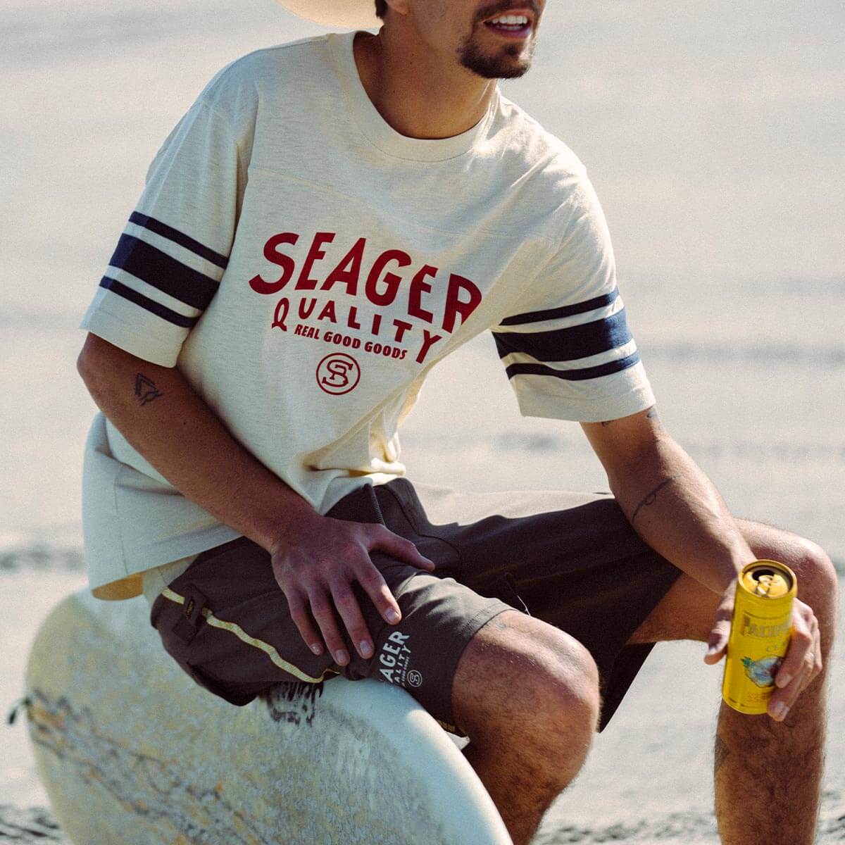 Riggins Cream Crew Tee
