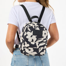 Fall Flowers Black Keep It Light Mini Backpack