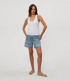 Cher Rib Scoop Neck Tank
