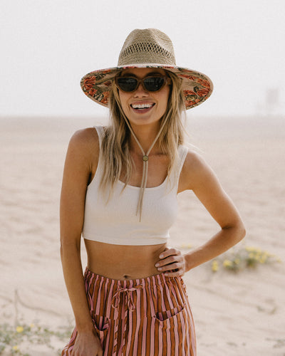 Hibiscus Lifeguard Hat