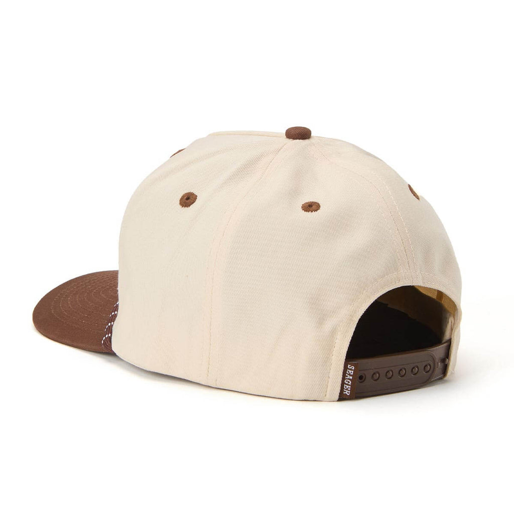 Los Rios Cream/Brown Snapback