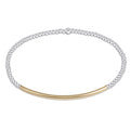 Mixed Metal 2mm Bliss Bar Bracelet