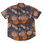Scene Vintage Black Button-Up Shirt