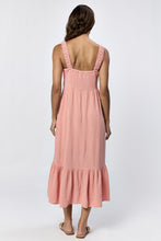 Chasity Terracotta Crochet Dress