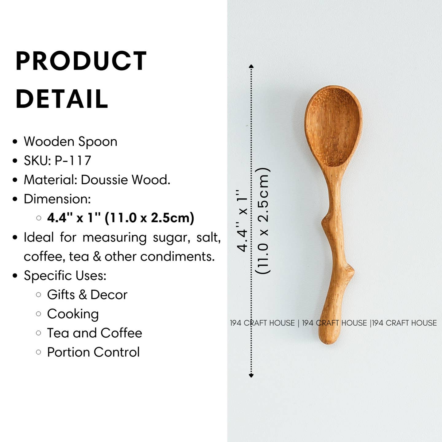 Twig Mini Wooden Spoon