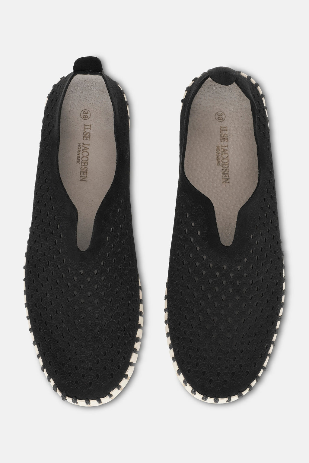 Black Tulip Platform Flats