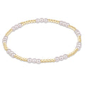 Classic Gold Joy Pearl 3mm Bracelet