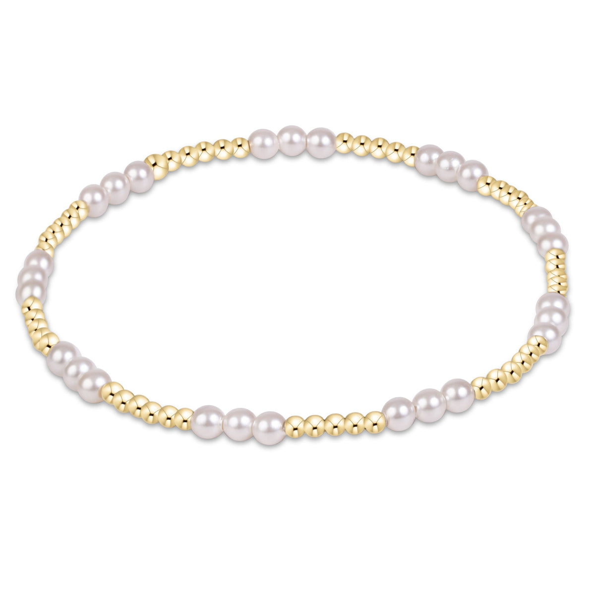 Classic Gold Joy Pearl 3mm Bracelet