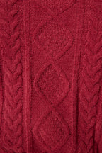 Cozy Cable Knit Port Robe