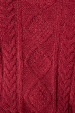 Cozy Cable Knit Port Robe