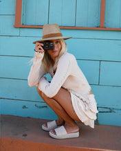 Sloan Honeycomb Straw Fedora