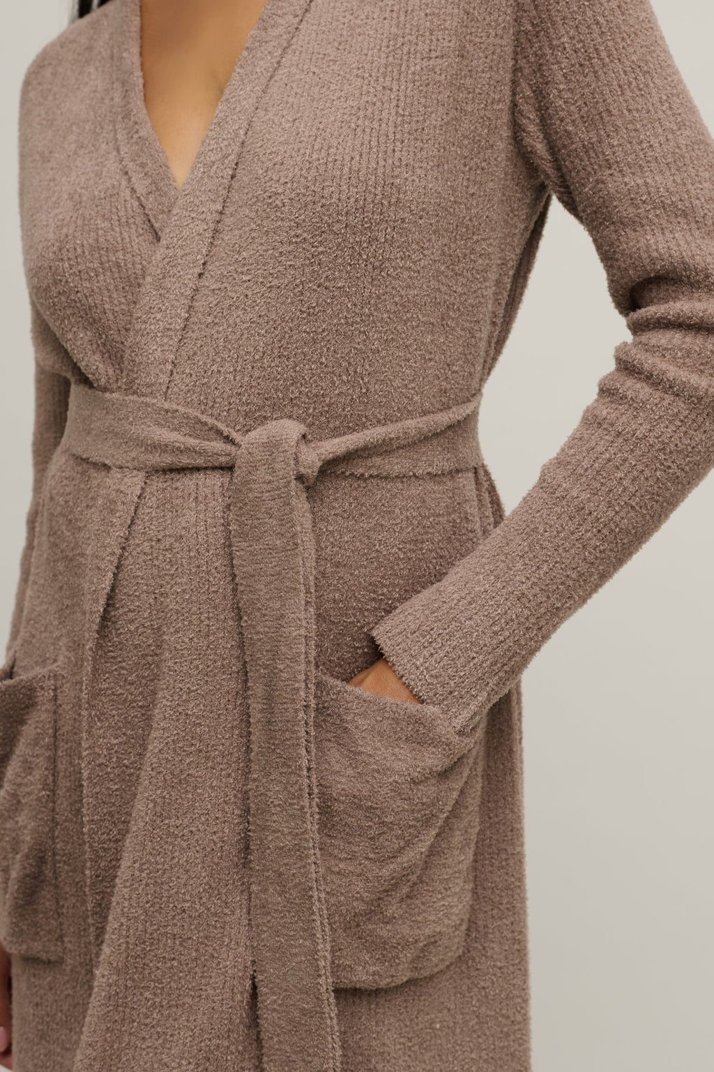 CozyChic Lite Sable Ribbed Robe