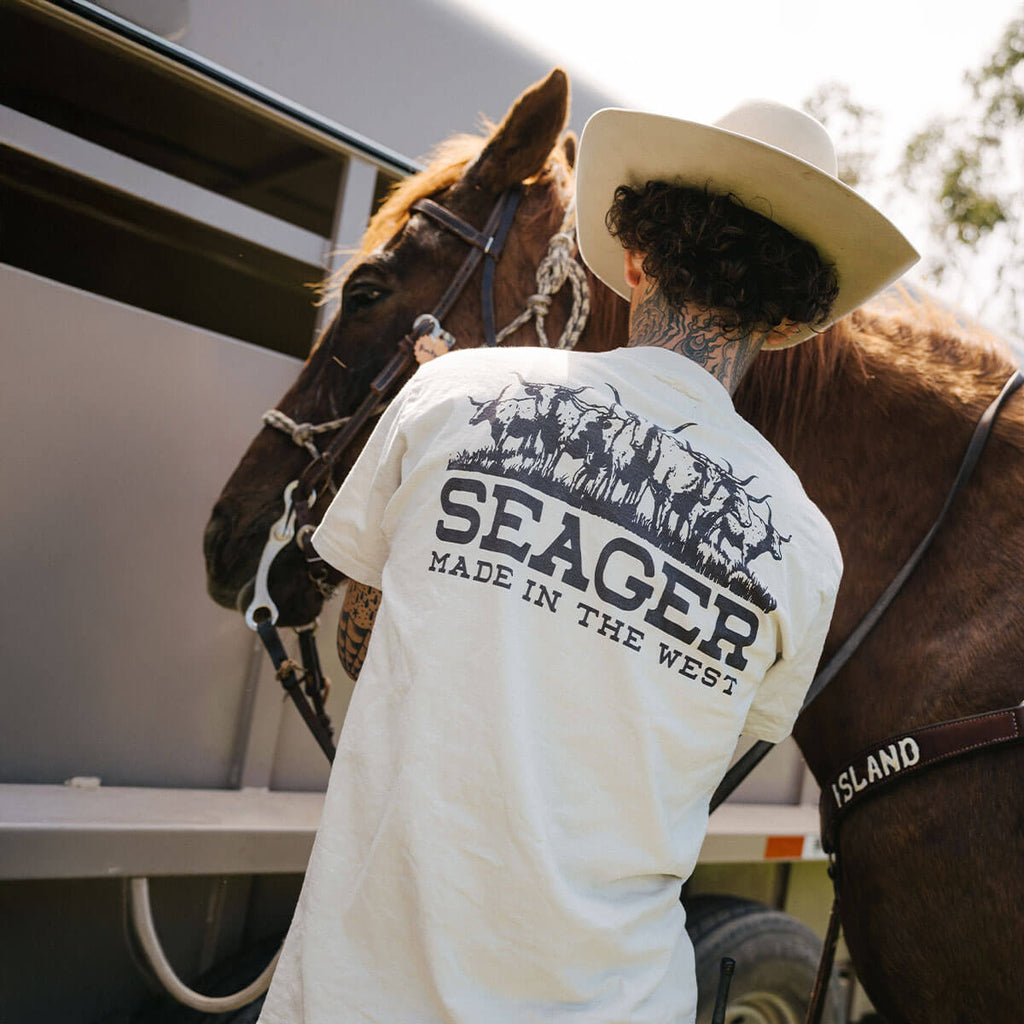 Herd Vintage White Tee