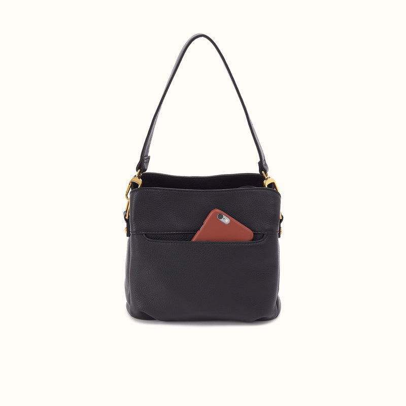 Starr Black Convertible Shoulder Bag
