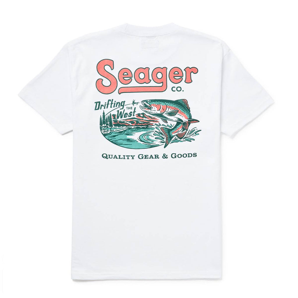 Drifting The West White Tee