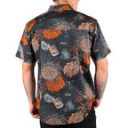 Scene Vintage Black Button-Up Shirt