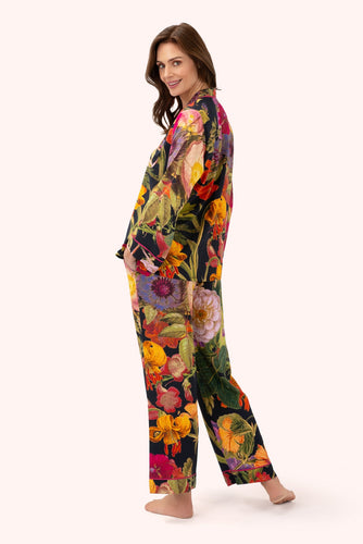 Midnight Posy Classic Pajama Set