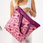 Lattice Candy / Plum Day Tripper Tote