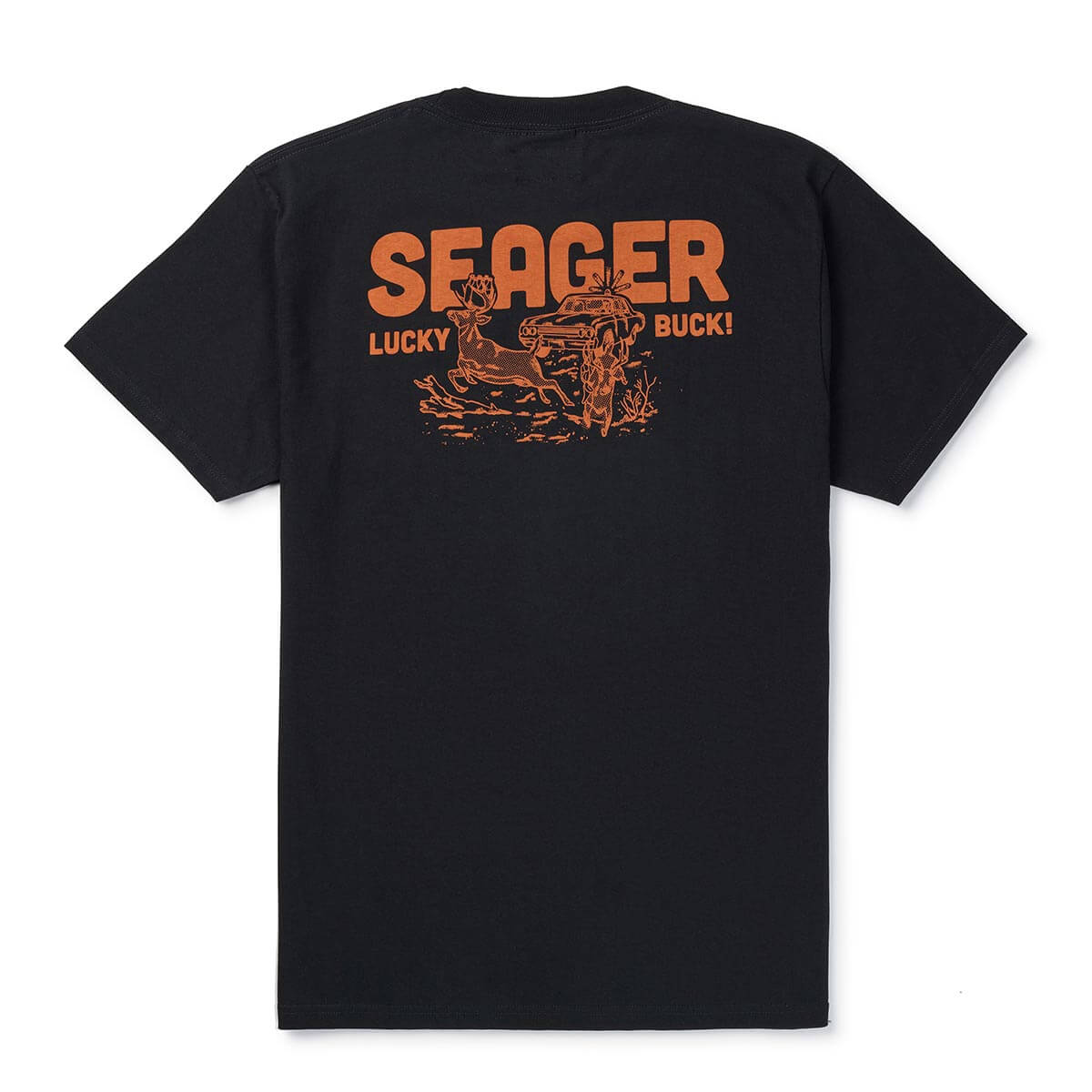 Lucky Buck Black Tee