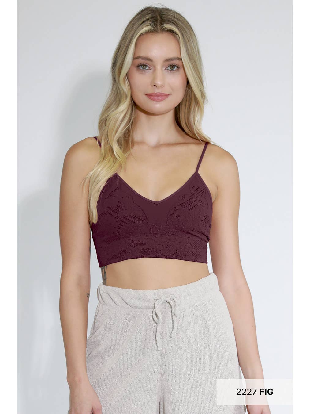 Lace Embroidered Bralette