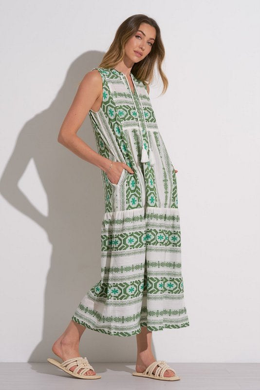 Cyprus Green Midi Dress