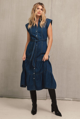 Daria Denim Midi Dress