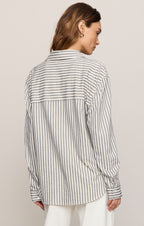 Reese Eclipse Stripe Button-Up
