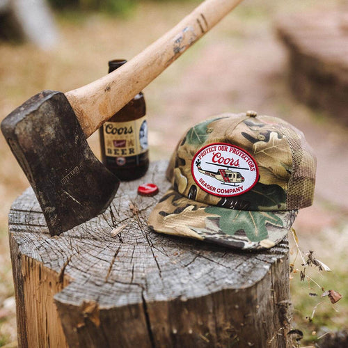 Seager X Coors Banquet Helo Camo Snapback