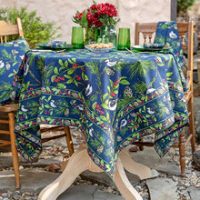 Chickadee Navy 54" x 54" Tablecloth