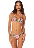 Blush Floral Shining Bikini Bottom