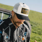 Big Rig Trucker Cream / Black Snapback