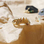 Sunrise Gold Stacker Ring