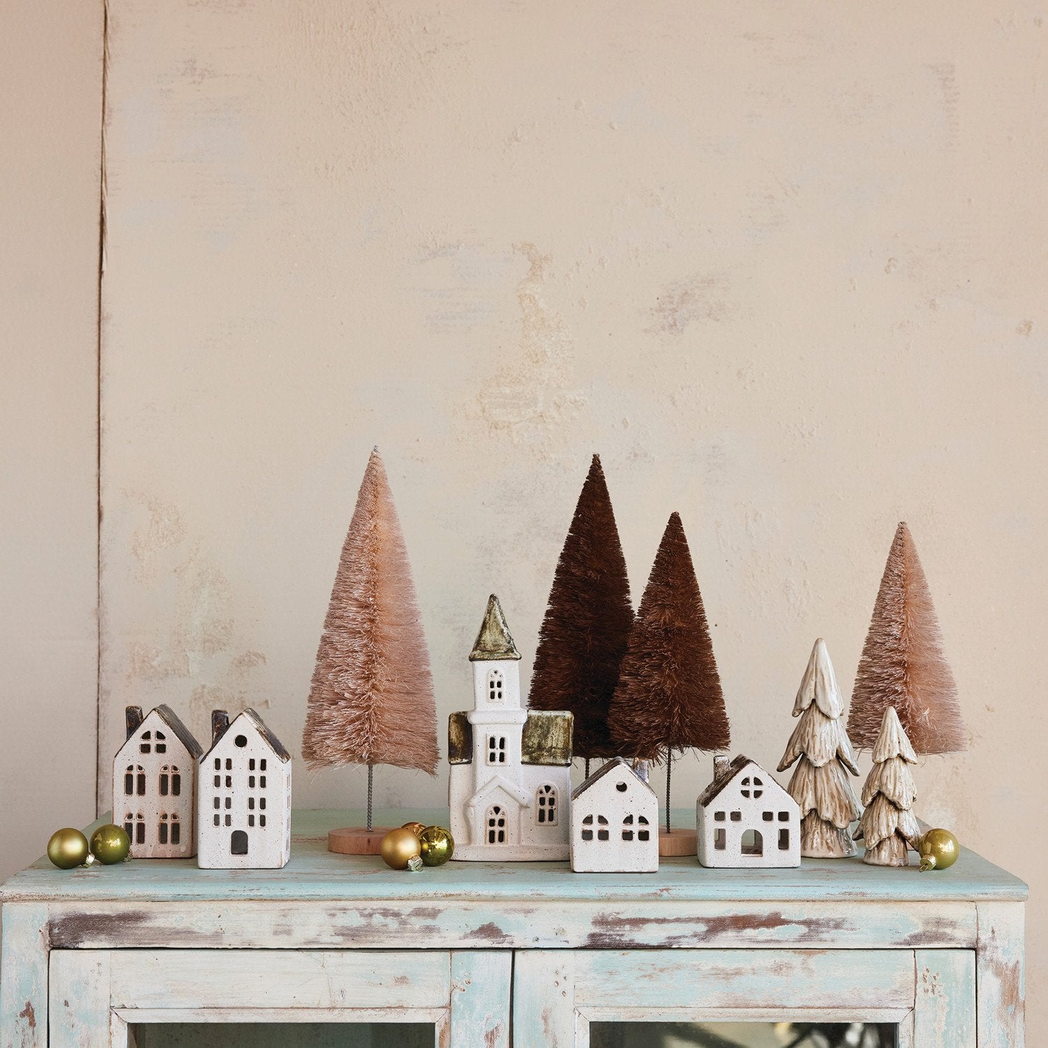Stoneware Reactive Glaze Large House