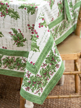 Holly Song Ecru Tablecloth