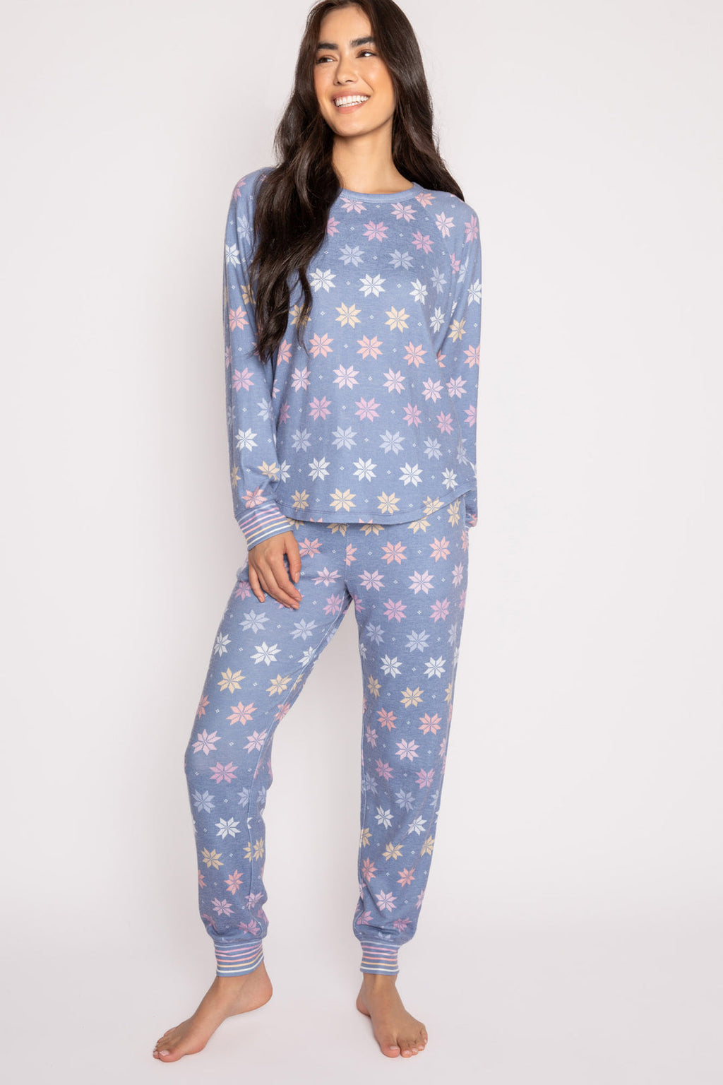 Mountain Love Snowflakes Banded Pant