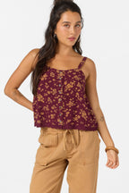 Brynn Fig Floral Tank