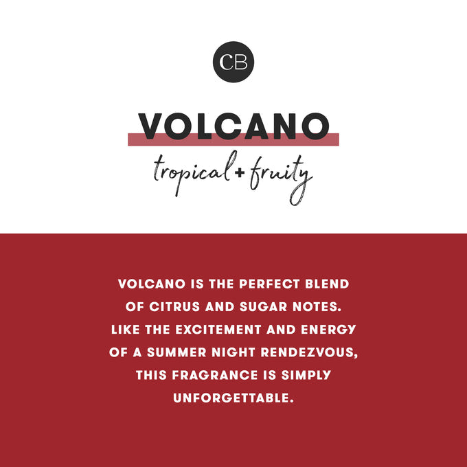Volcano Mercury Etched Signature Candle