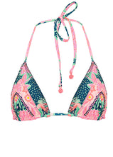 Blush Floral Alana Bikini Top