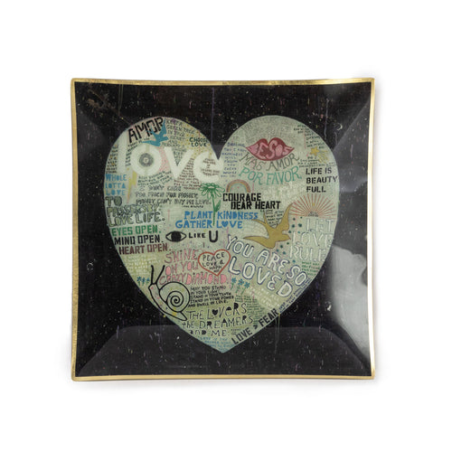 Choose Love Large Square Dish
